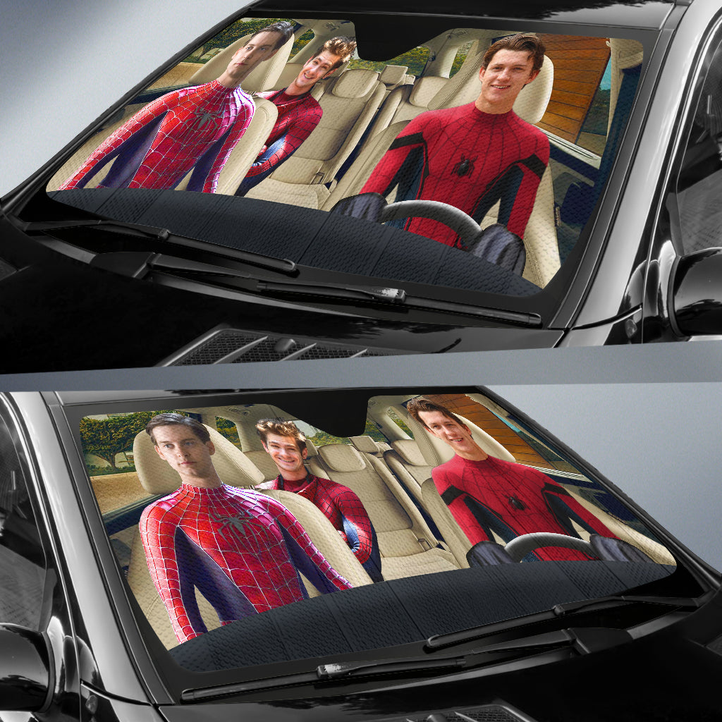 Spider Man Spider Verse 2021 Car Auto Sun Shade Amazing Gift Idea 2021