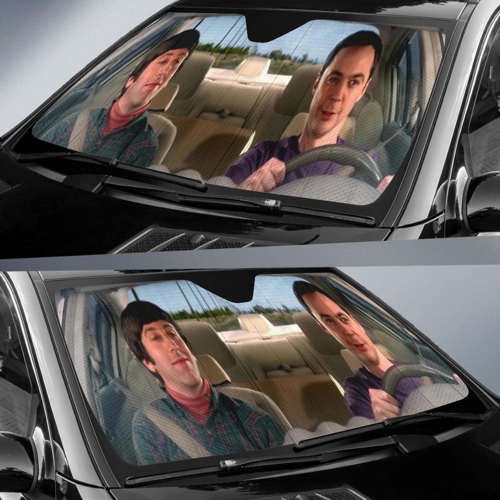 The Big Bang Theory Driving Funny Auto Sun Shade Amazing Best Gift Ideas 2022