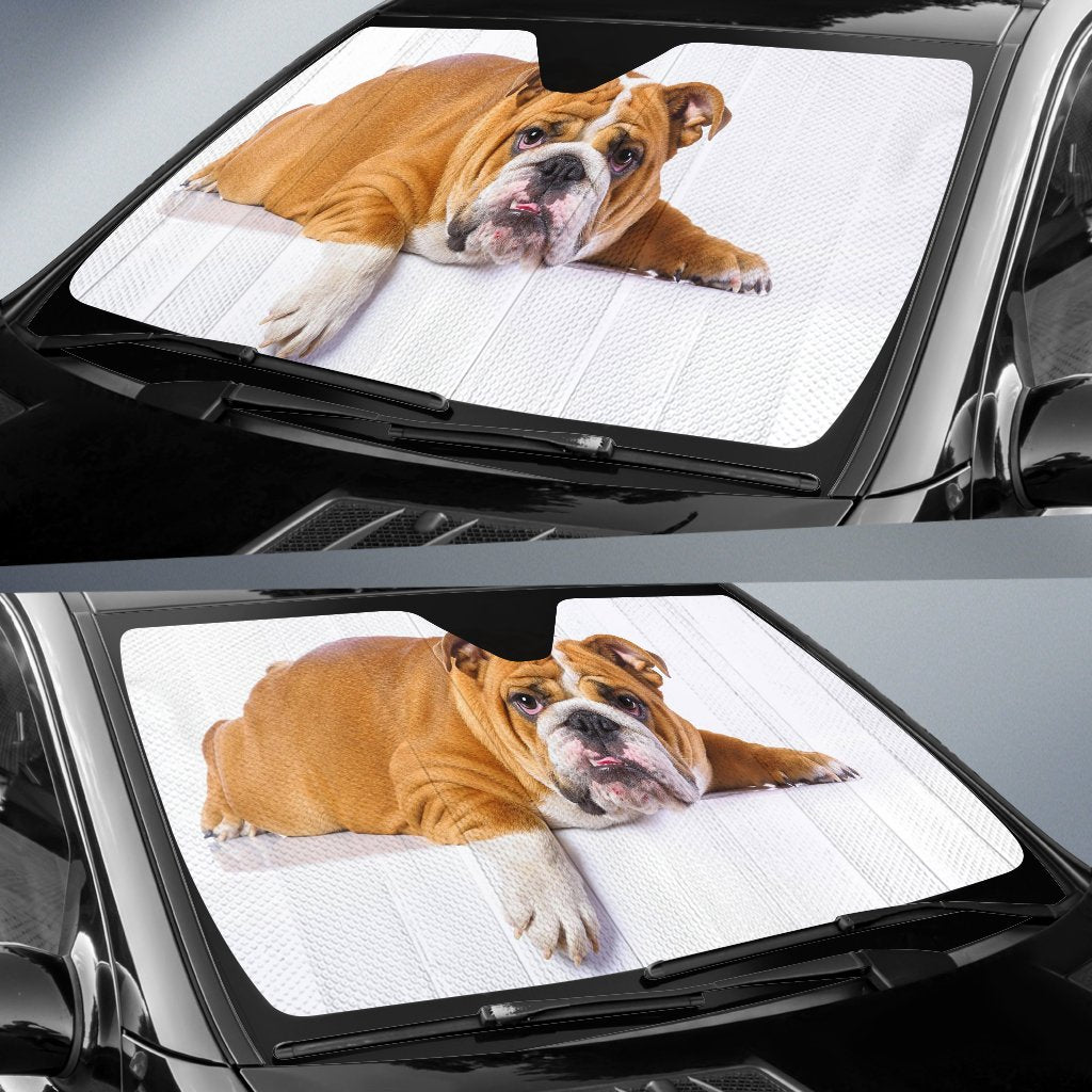 Cute Bulldog Car Sun Shade Gift Ideas 2022