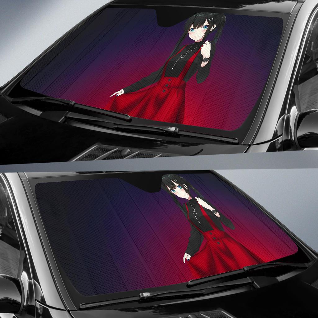 Maiden Of Dawn Anime Girl 4K Car Sun Shade Gift Ideas 2022