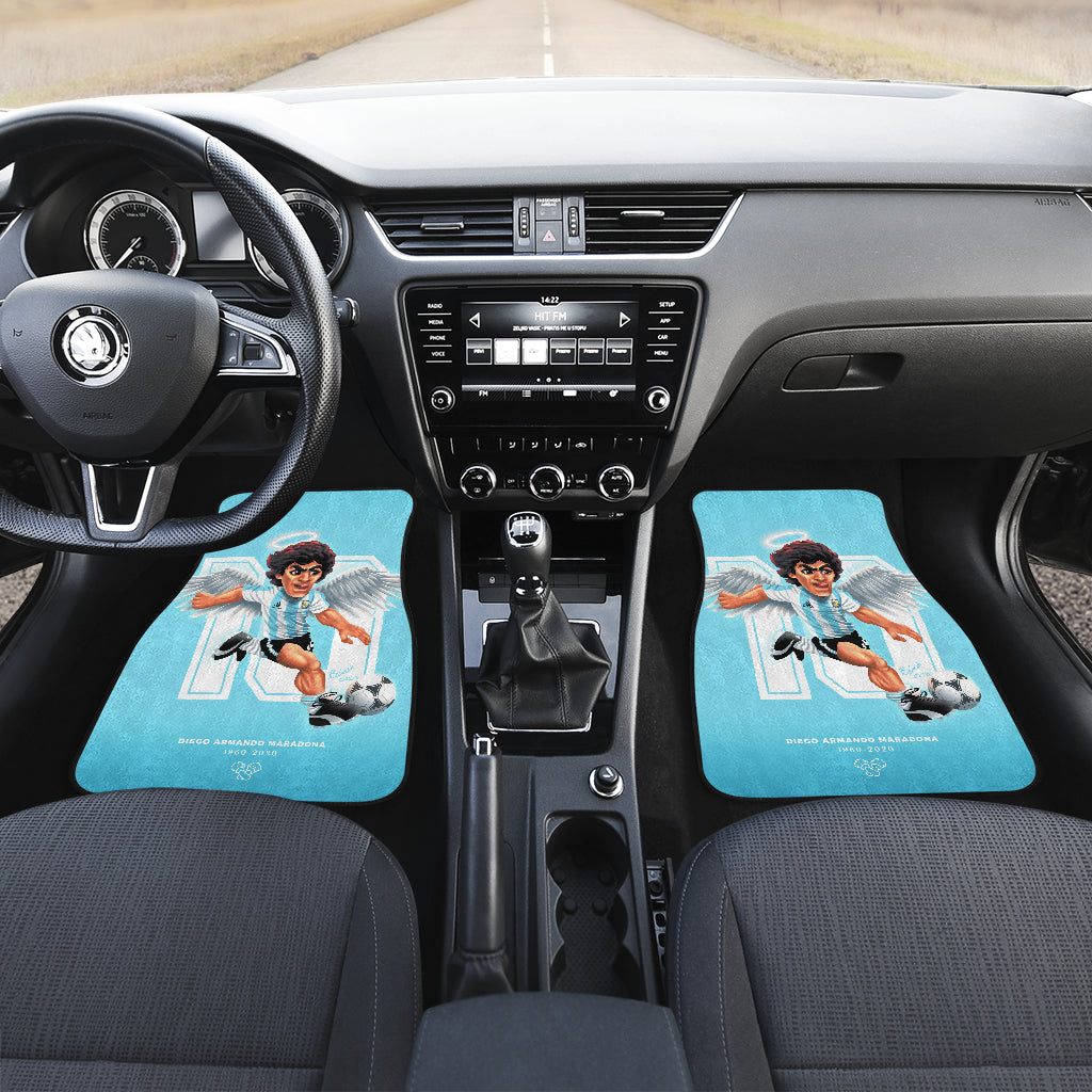 Diego Armando Maradona 10 Rip 1969 2022 5 Car Floor Mats Custom Car Accessories Car Decor 2022