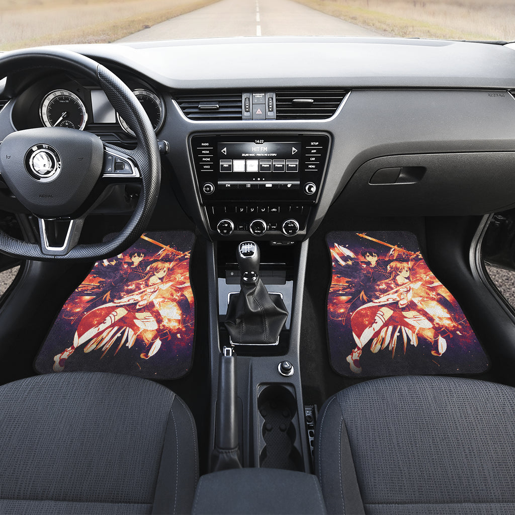 Sword Art Online Anime 14 Car Floor Mats Custom Car Accessories Car Decor 2022