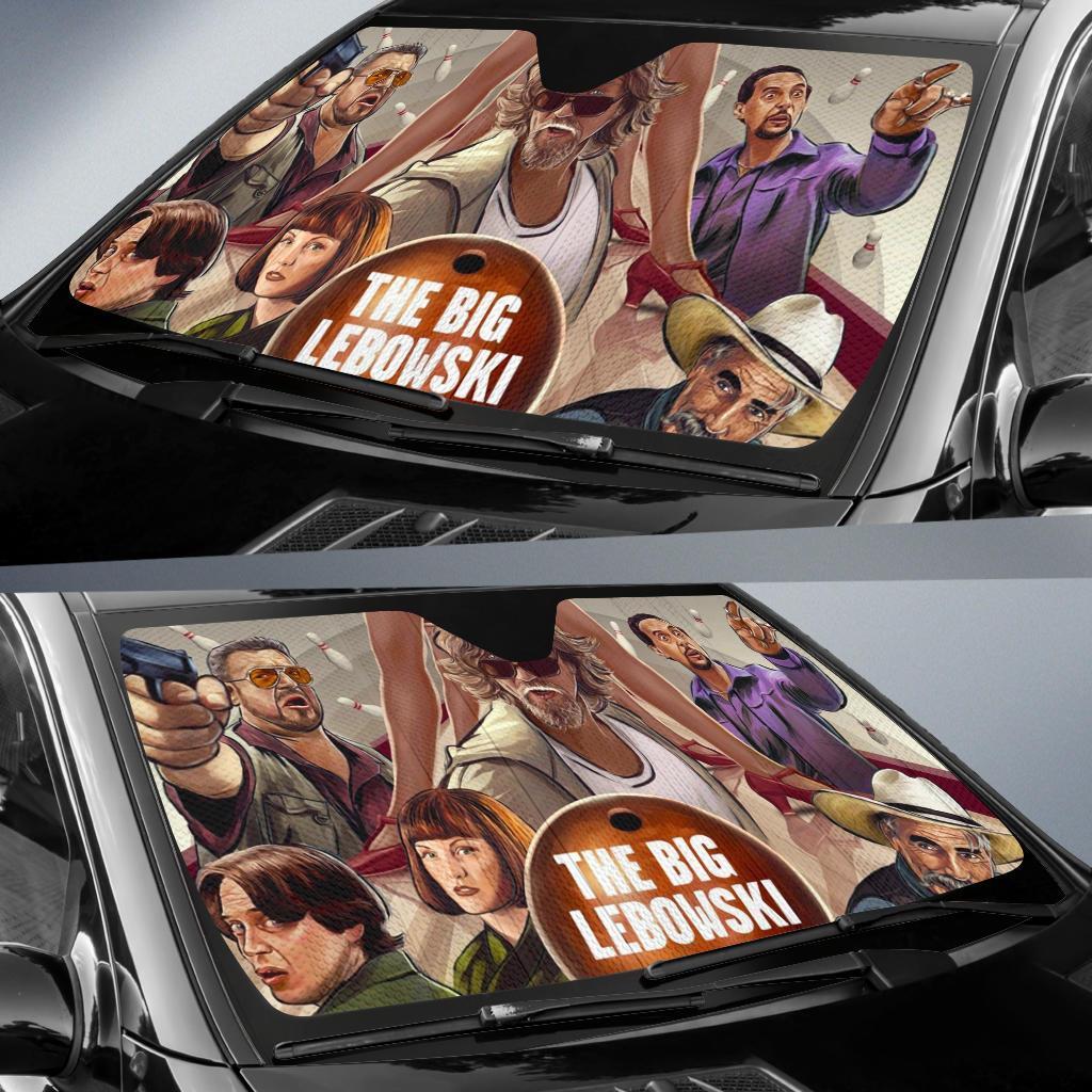 Big Lebowski Auto Sun Shade Amazing Best Gift Ideas 2022