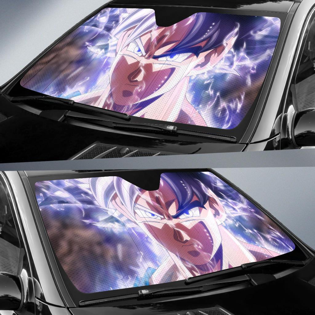 Ultra Instinct Goku Dragon Ball Super 4K Car Sun Shade Gift Ideas 2022