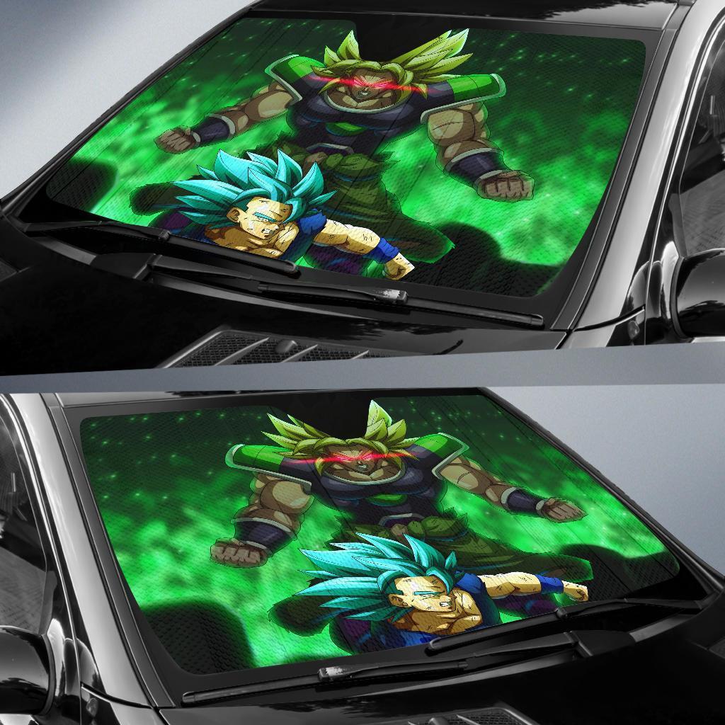Broly Vs Goku Car Sun Shades Amazing Best Gift Ideas 2022