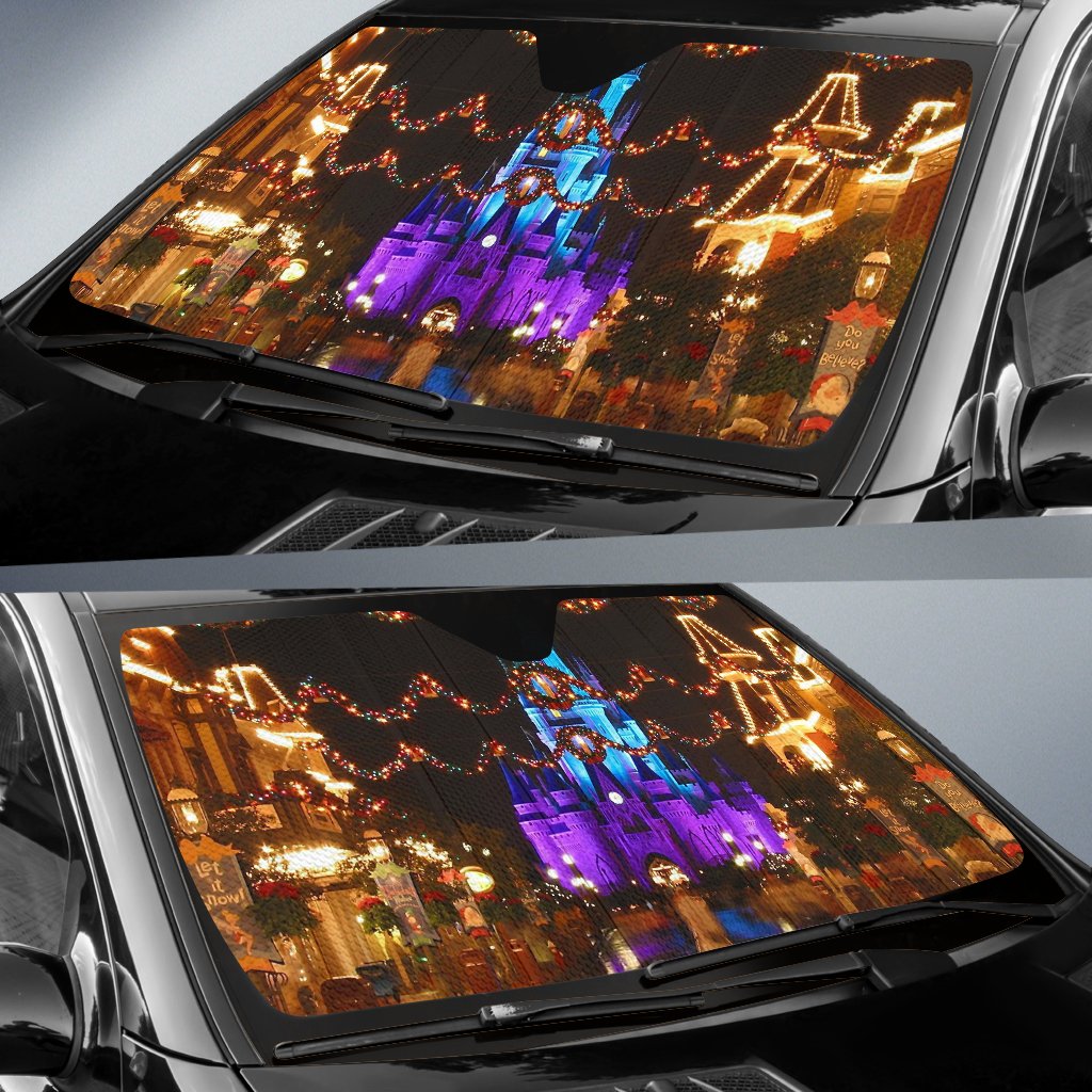 Christmas Night Castle Sun Shade Gift Ideas 2022