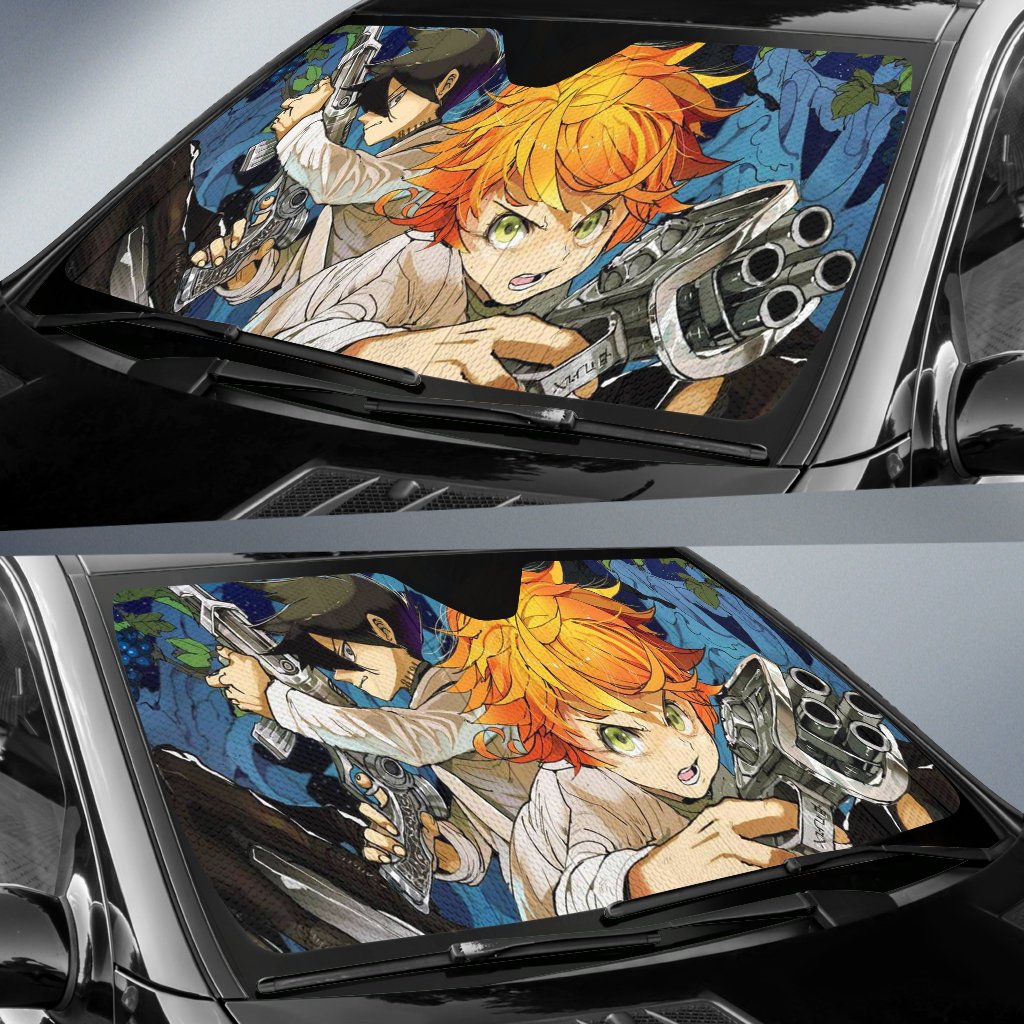 Promised Neverland Cool Car Auto Sunshade Anime 2022 Amazing Best Gift Ideas 2022