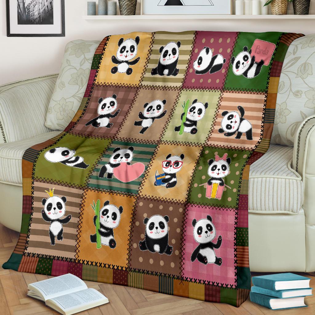 Panda Cute Premium Blanket