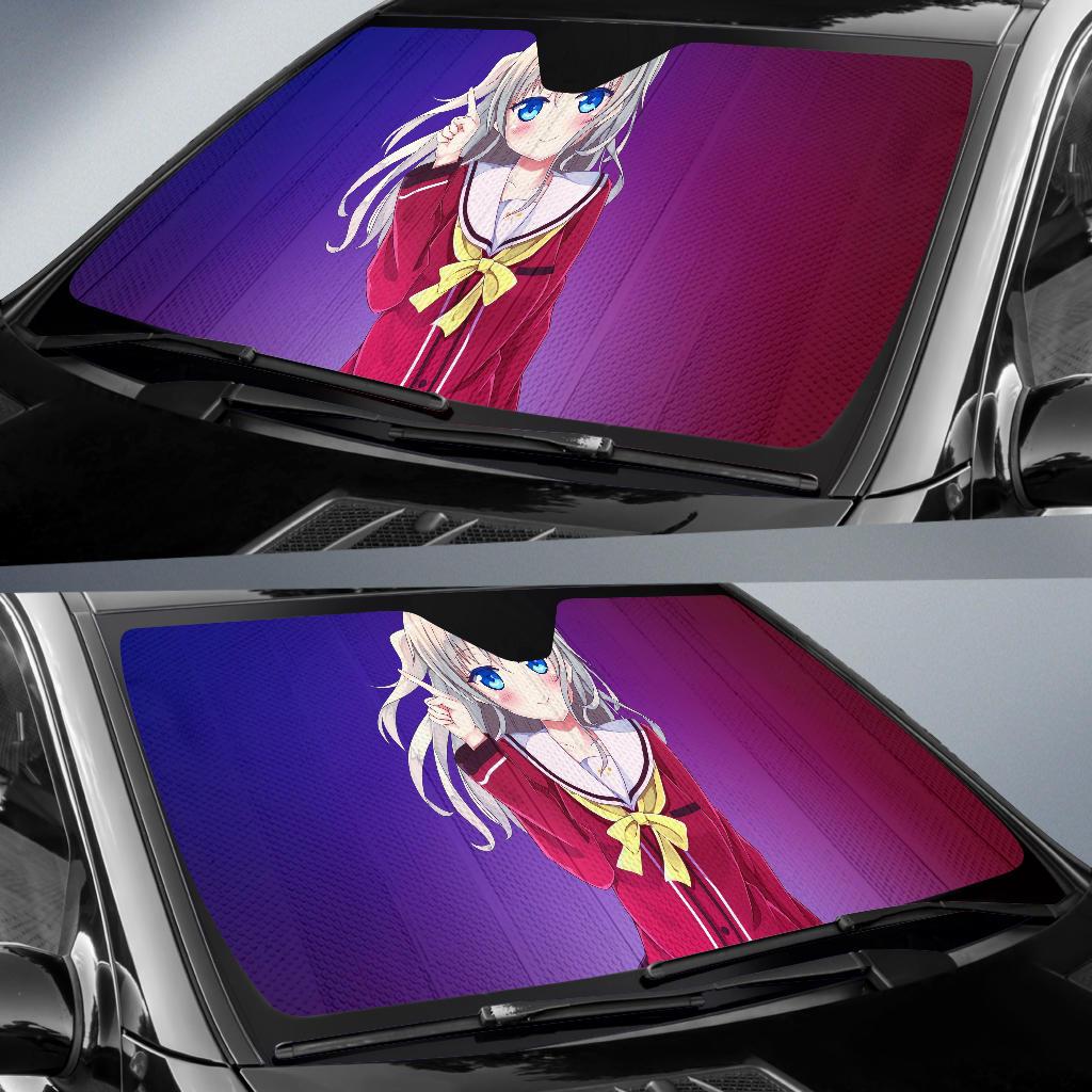 Nao Tomori Anime Girl 4K Car Sun Shade Gift Ideas 2022