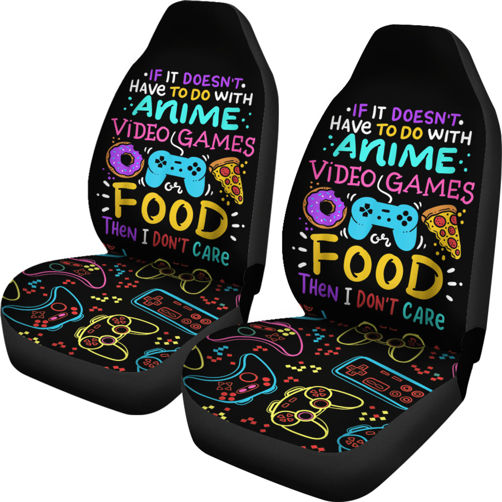 Anime Gamer Gaming Video Games Car Seat Covers