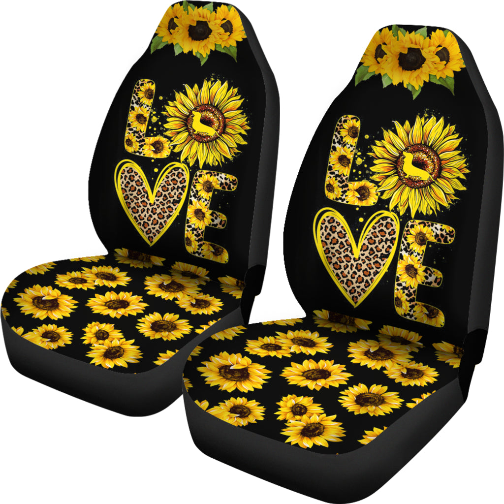 Sunflower For Dog Lover Seat Covers