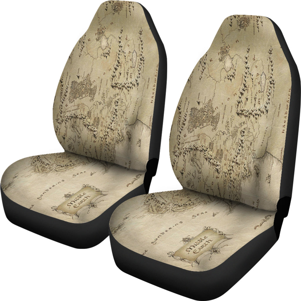 Lord Of The Rings Map Seat Covers