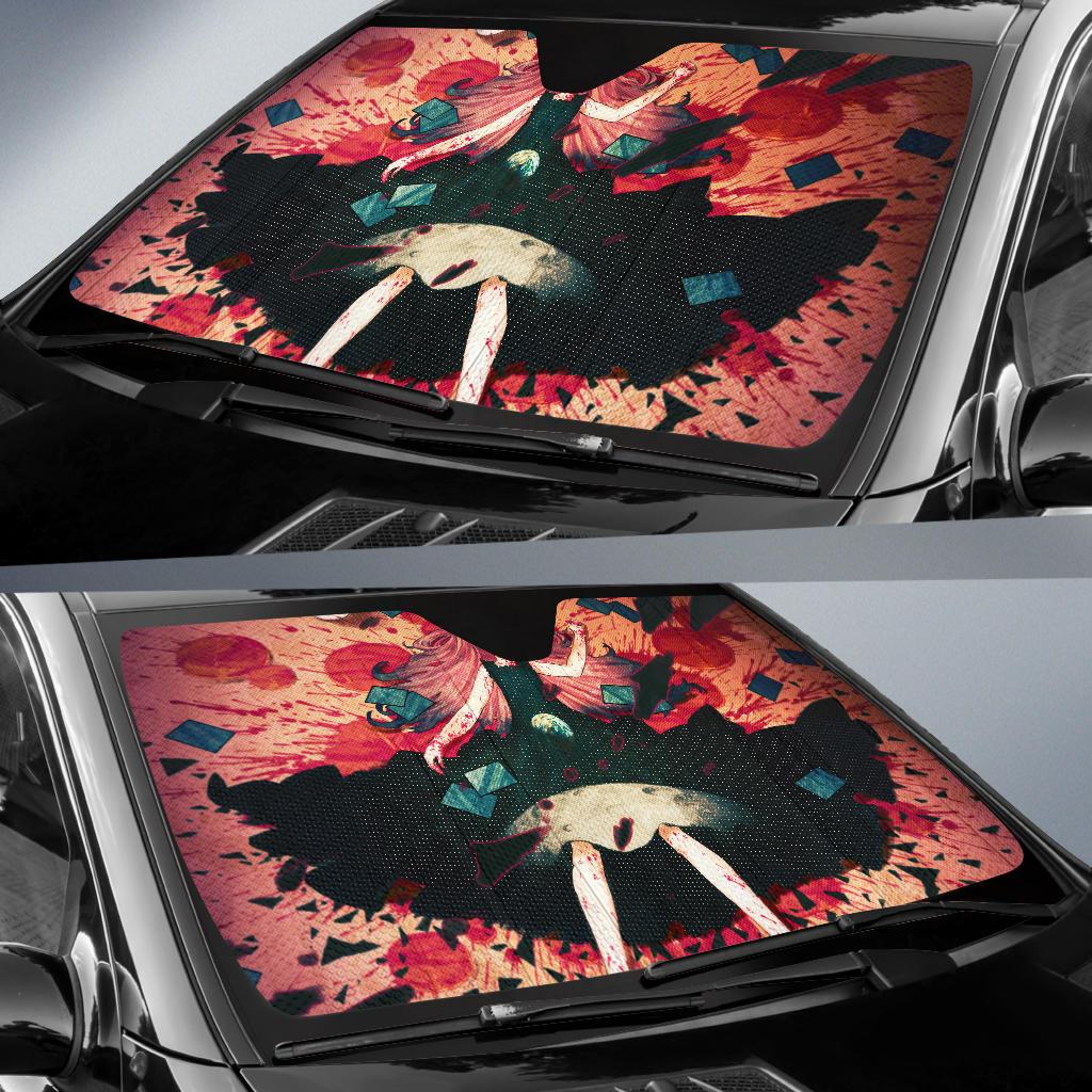 Megurine Luka Anime Girl 4K Car Sun Shade Gift Ideas 2022