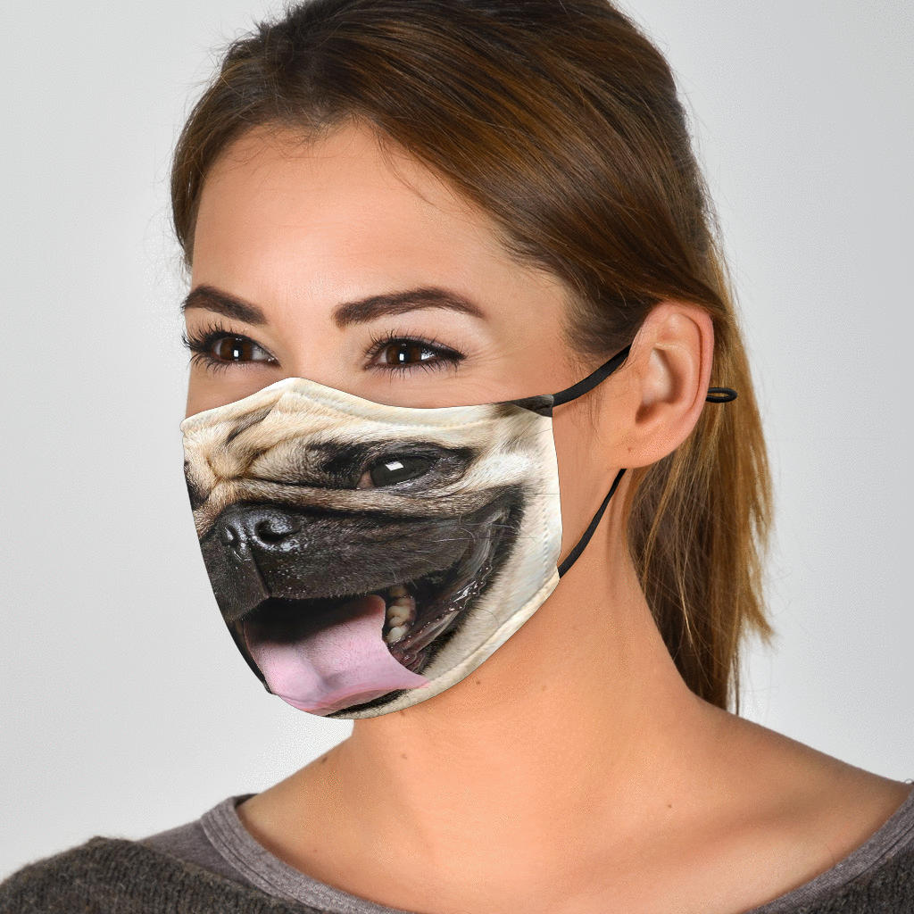 Pug Face Face Mask