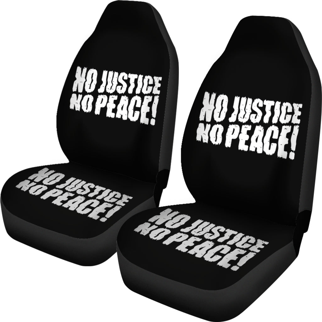 No Justice No Peace Seat Cover