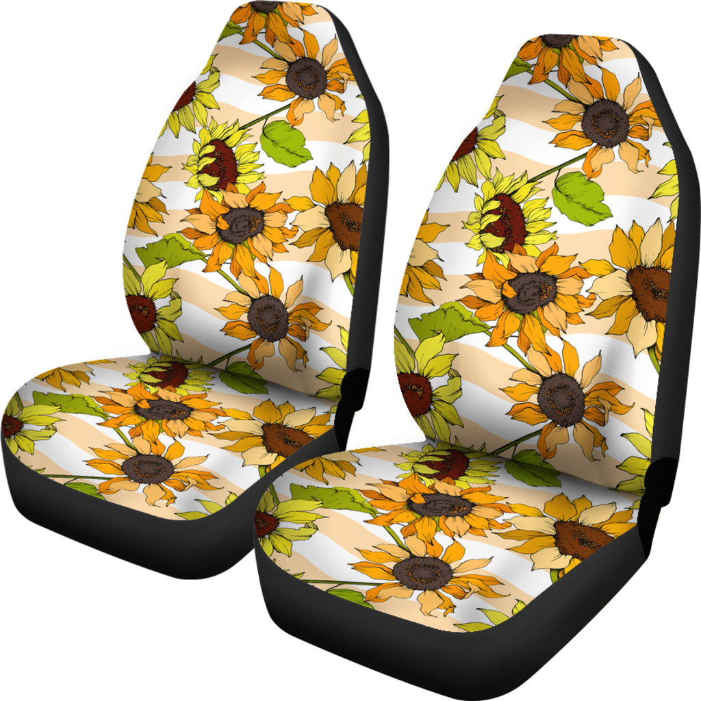 Beautiful Sunflower Car Seat Covers