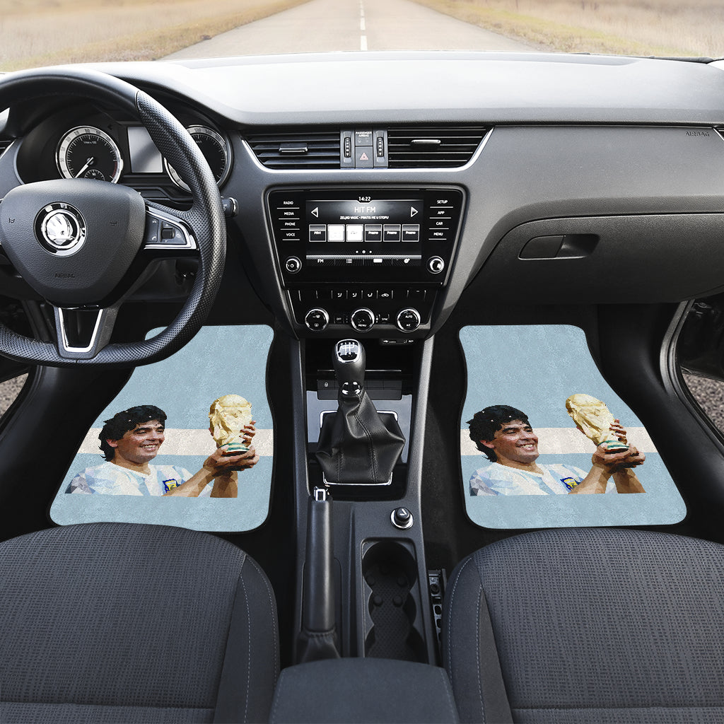 Diego Armando Maradona 10 Rip 1969 2022 37 Car Floor Mats Custom Car Accessories Car Decor 2022