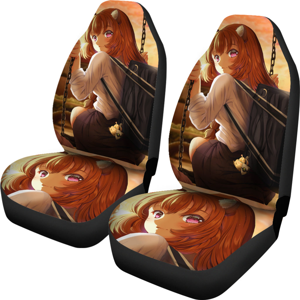 Kawaii Raphtalia Tate No Yuusha No Nariagari Anime Manga Car Seat Covers