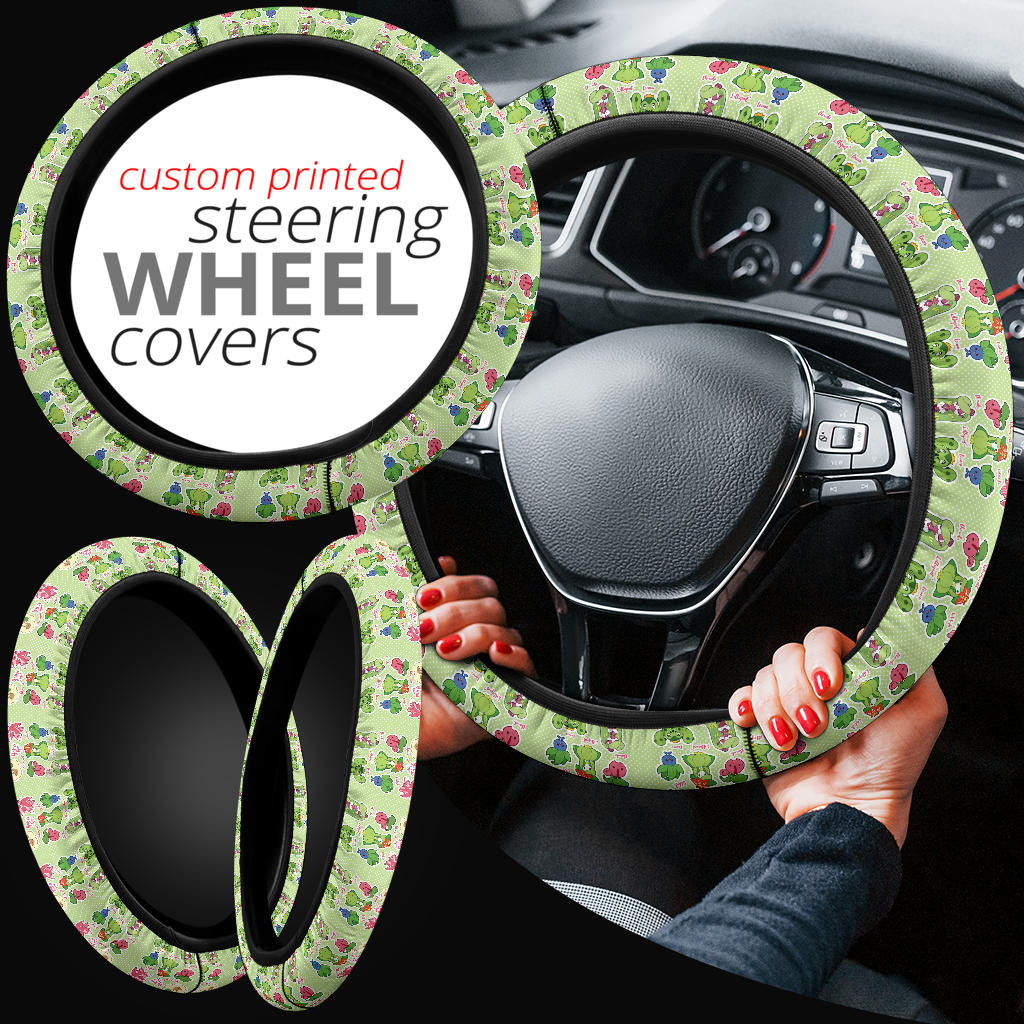 Grass Pokemon Car Steering Wheel Cover