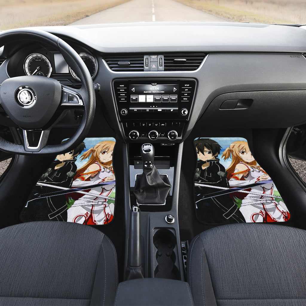 Sword Art Online Anime 8 Car Floor Mats Custom Car Accessories Car Decor 2022