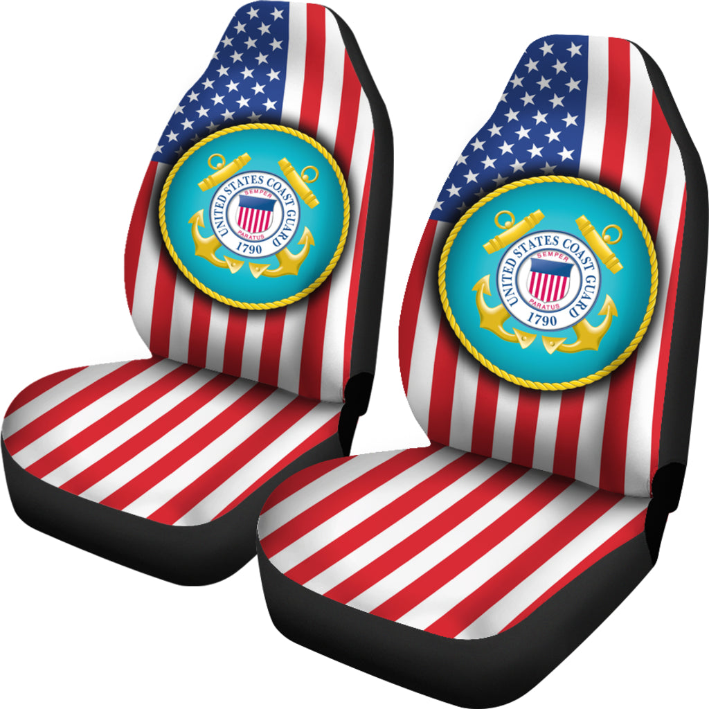 United States Coast Guard Car Seat Covers