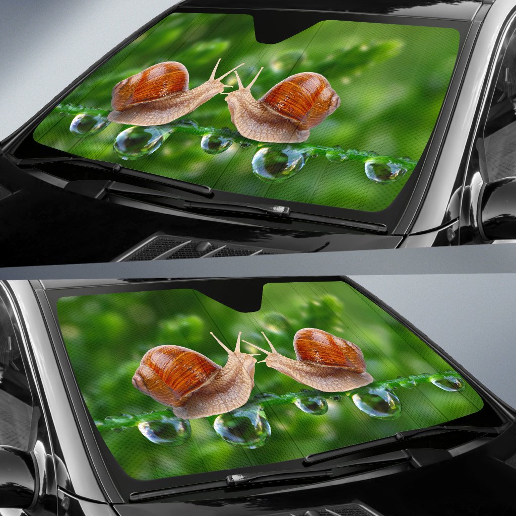 Snail Water Drops Green Sun Shade Gift Ideas 2022