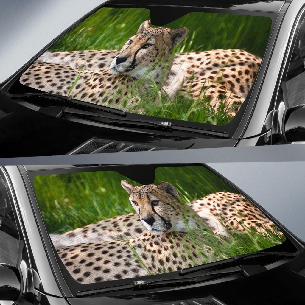 Cheetah Cologne Zoo Hd Car Sun Shade Gift Ideas 2022