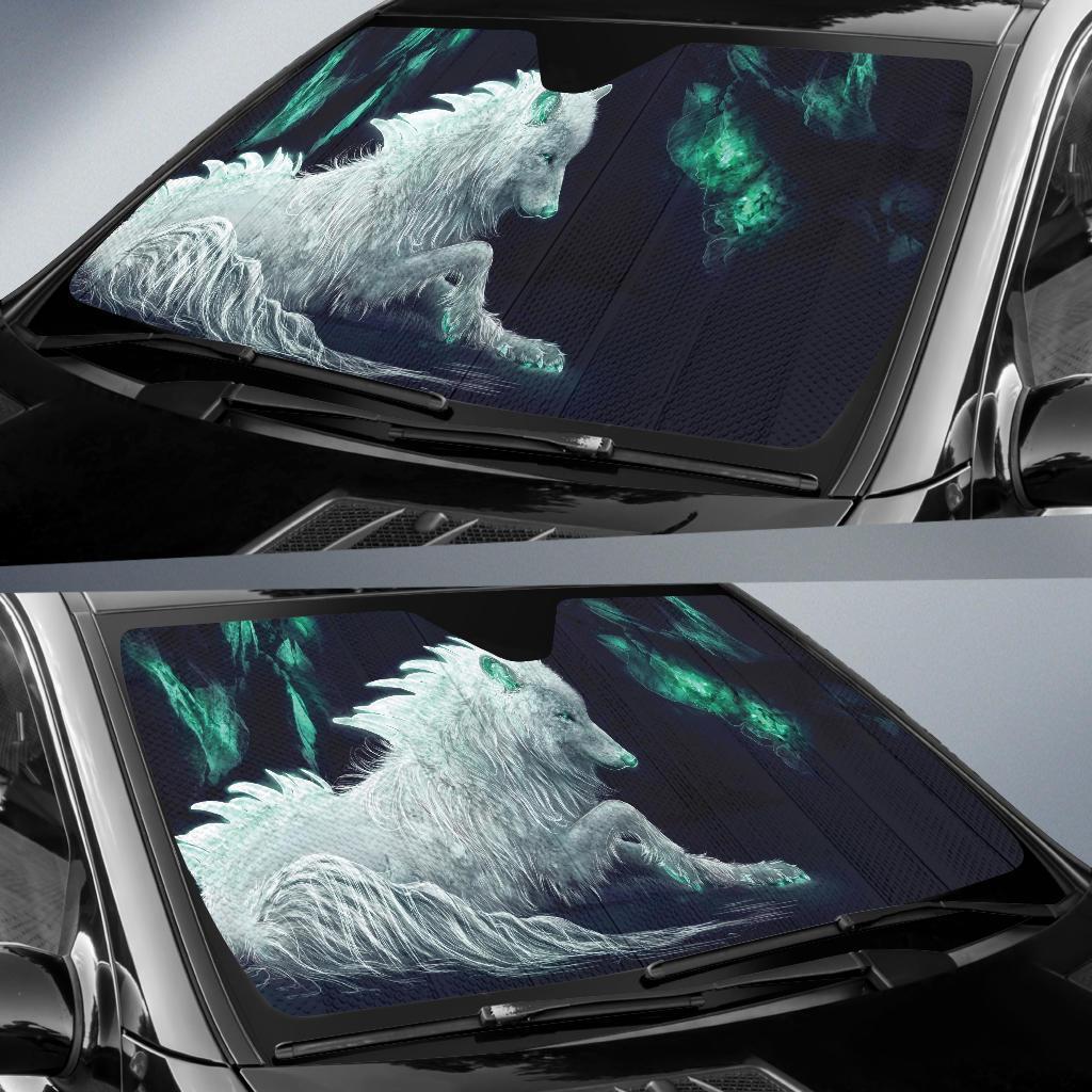 White Wolf Arctic Car Sun Shades Amazing Best Gift Ideas 2022