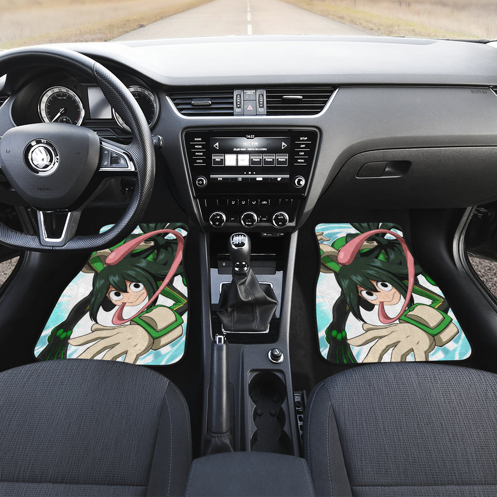 Tsuyu Asui 4 Anime Car Floor Mats Custom Car Accessories Car Decor 2021