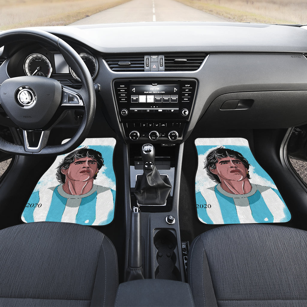 Diego Armando Maradona 10 Rip 1969 2022 27 Car Floor Mats Custom Car Accessories Car Decor 2022