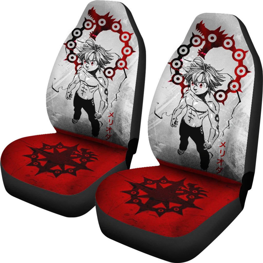 Cool Art Meliodas The Seven Deadly Sins Car Seat Covers Gift For Fan Anime