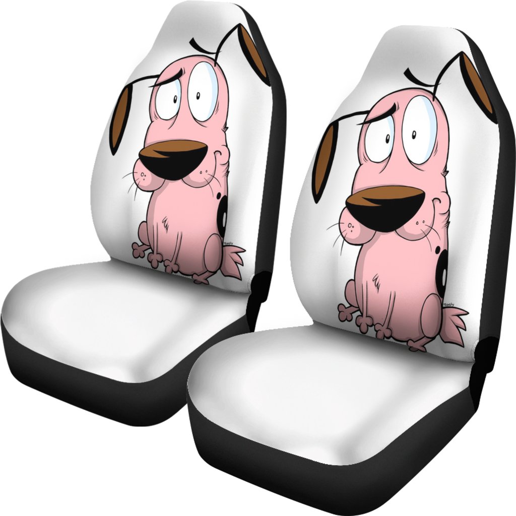 Courage The Cowardly Dog Seat Covers