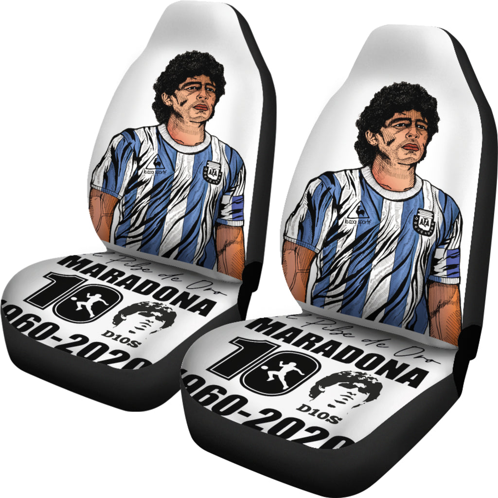 Hd Cool Diego Armando Maradona 10 Rip 1969 2022 Car Seat Covers Gift For Fooball