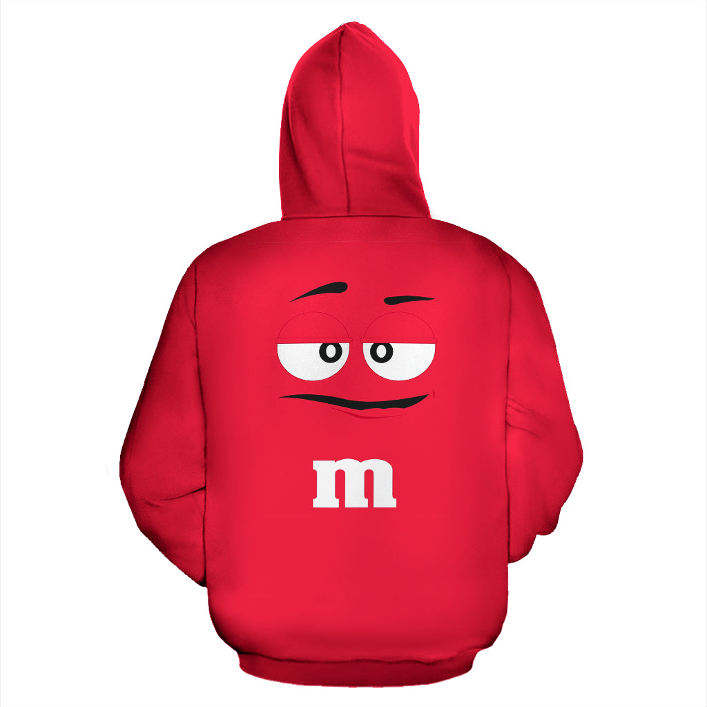 M&M Chocolate Red Hoodie