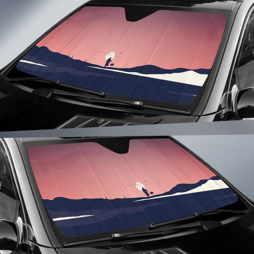 The Mandalorian Car Sun Shade Gift Ideas 2021