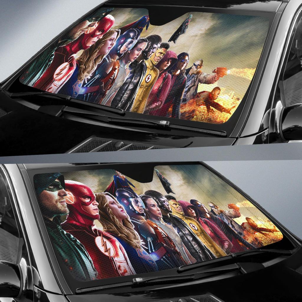 Dc Comics Superheroes Car Sun Shade Gift Ideas 2021