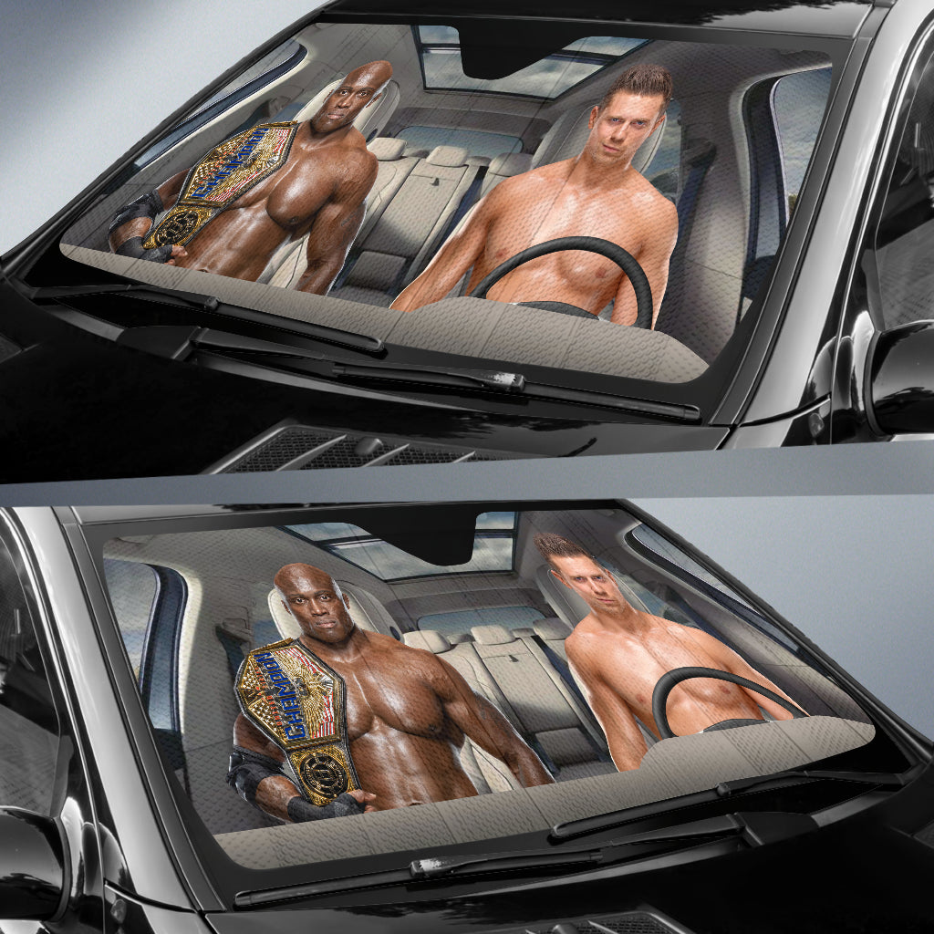 The Miz Vs Bobby Lashley Wwe Driving Auto Sun Shade