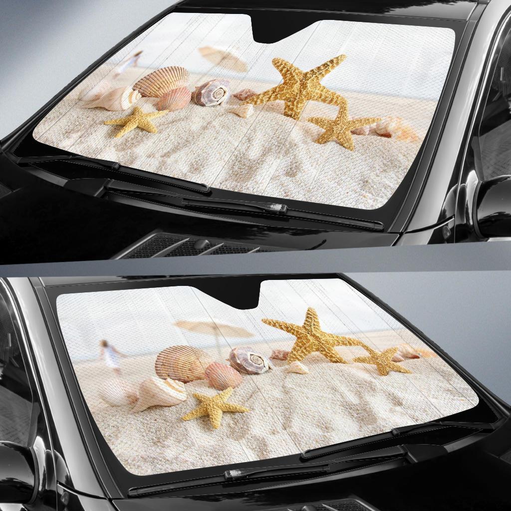 Sea Shells Car Sun Shades 1 Amazing Best Gift Ideas 2022