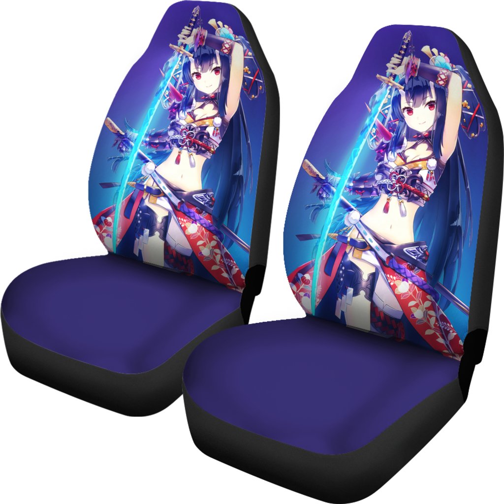 Warrior Anime Girl Seat Covers