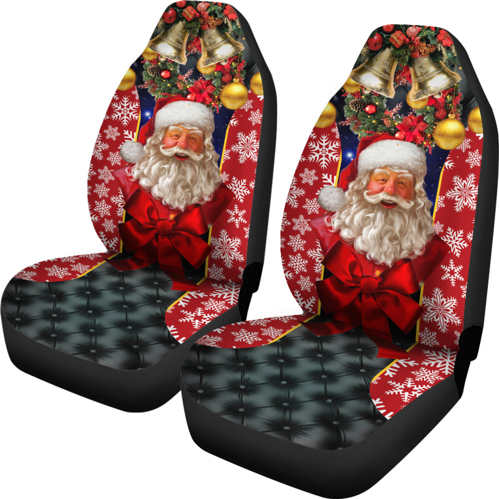 Santa Claus Premium Custom Car Seat Covers Decor Protector