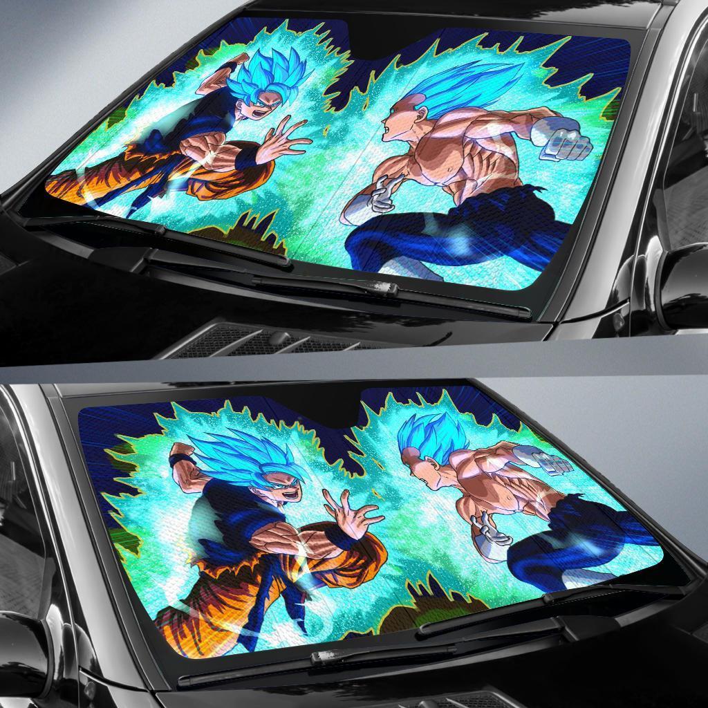 Goku Vegeta Blue Dragon Ball Auto Sun Shades Amazing Best Gift Ideas 2022