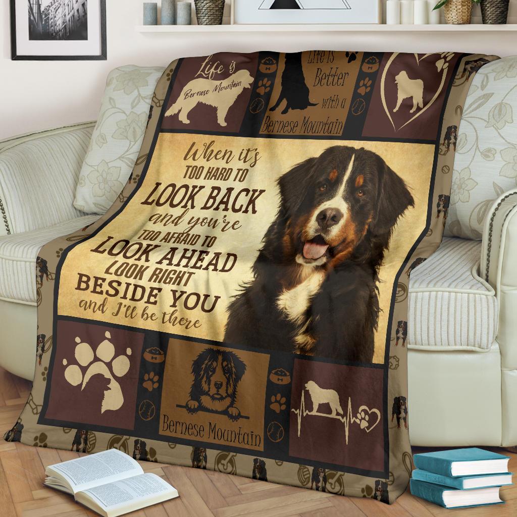 Bernese Mountain Dog Premium Blanket