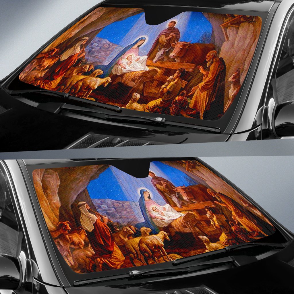 Jesus Silent Night Sun Shade Gift Ideas 2022