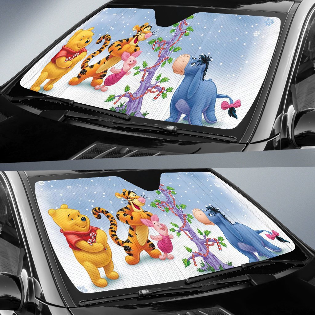 Pooh Tigger Eeyore Christmas Sun Shade Gift Ideas 2022