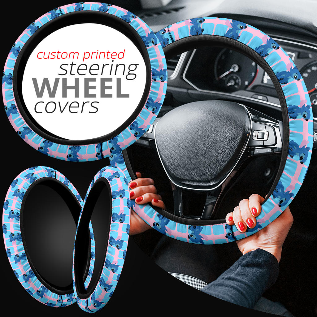 Stitch Custom Car Steering Wheel Cover