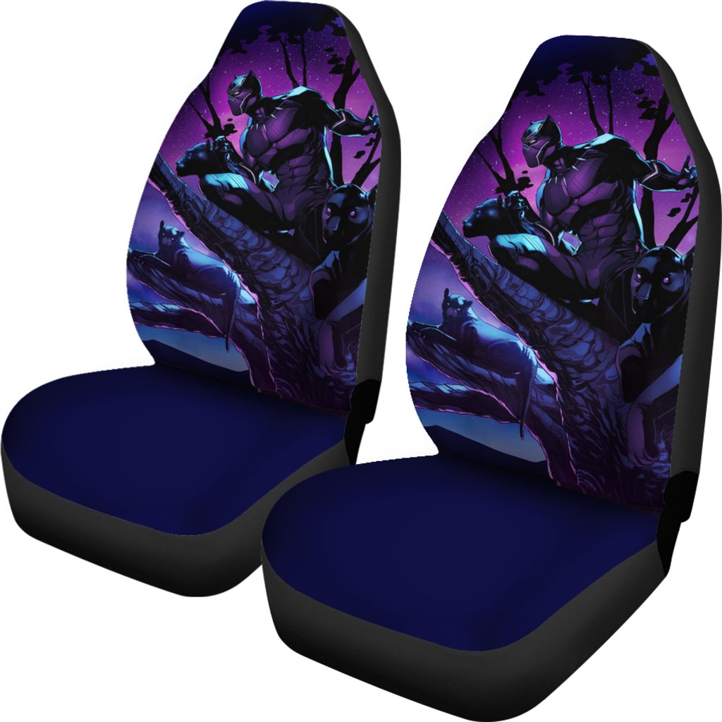 Black Panther 2022 Car Seat Covers 2 Amazing Best Gift Idea