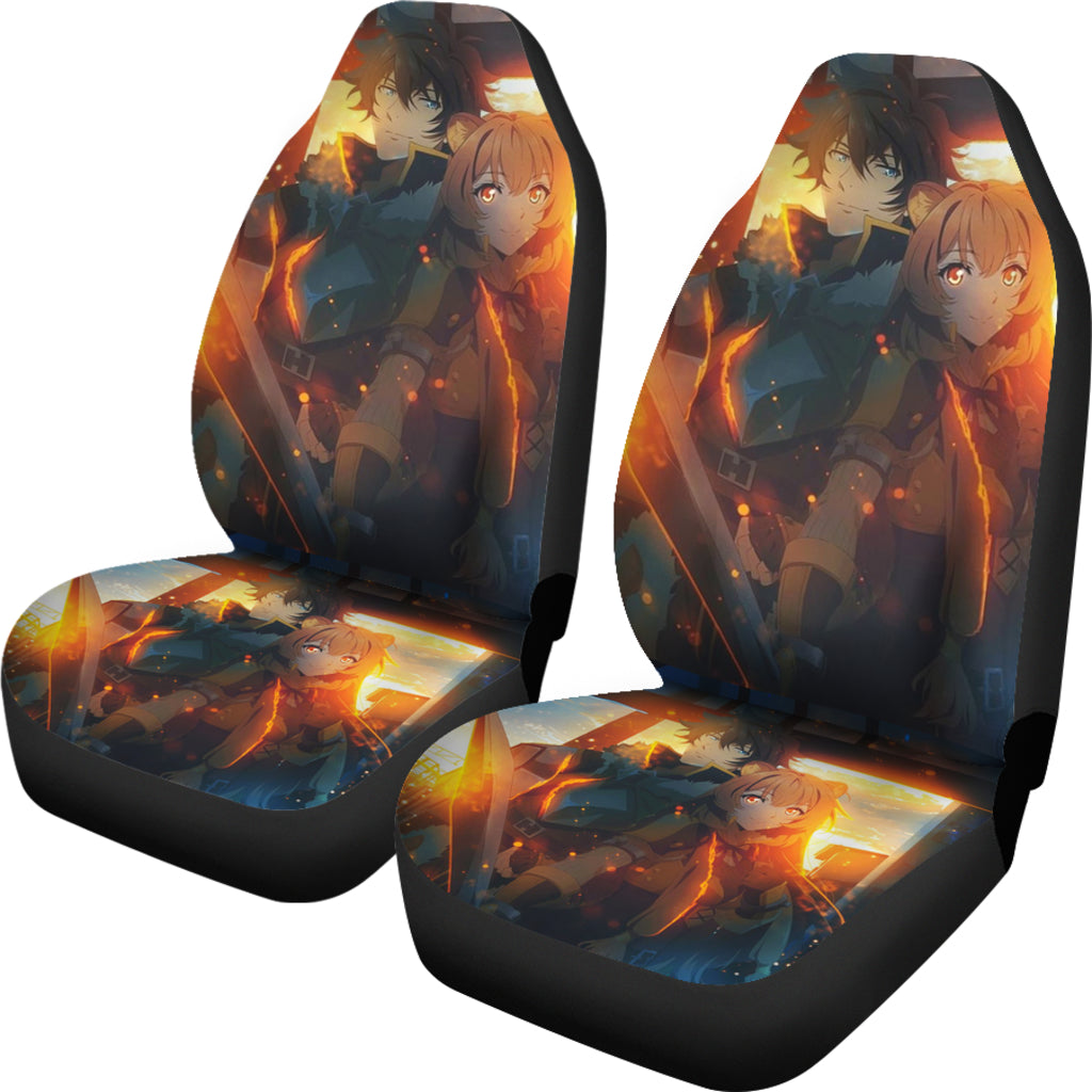 Raphtalia And Naofumi Art Tate No Yuusha No Nariagari Anime Manga Car Seat Covers