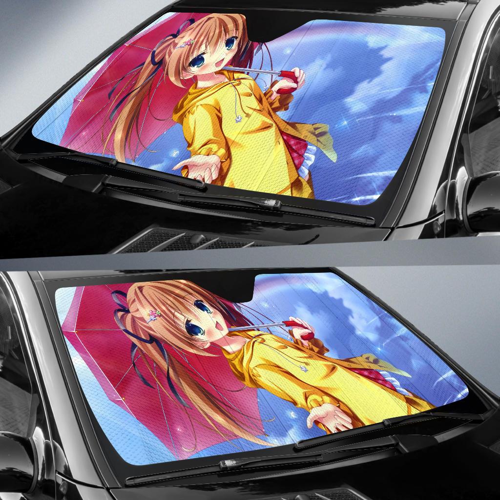 Anime Girl Sky Hd Car Sun Shade Gift Ideas 2022