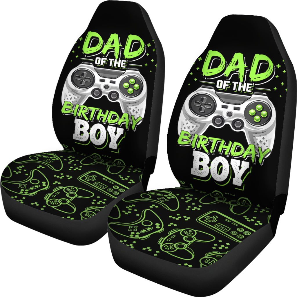 Birthday Boy Matching Video Gamer Car Seat Covers