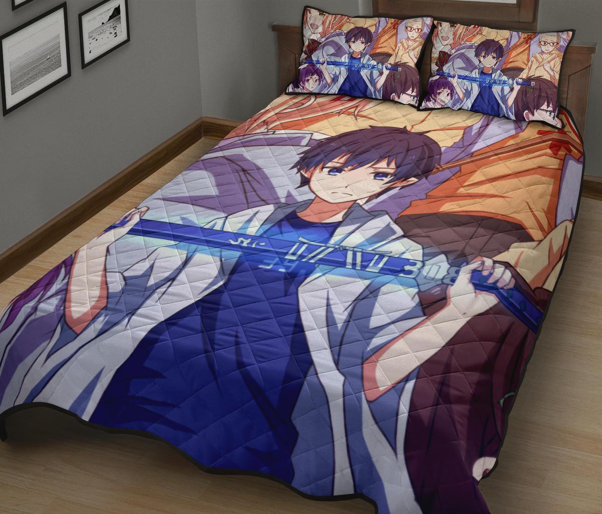 Blue Exorcist Anime Quilt Bed Set Pillow Case Amazing Decor Gift Ideas 5